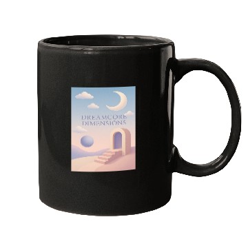 Discover Dreamcore Dimensions Celestial Scene Mugs