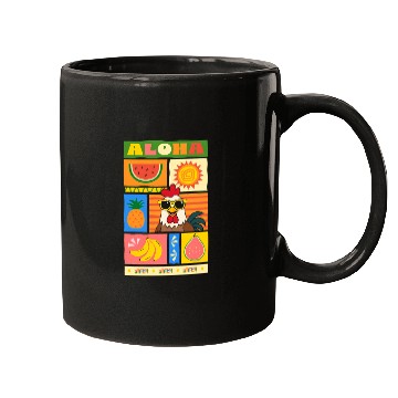 Discover Aloha Chicken Mugs – Funny Tropical Design