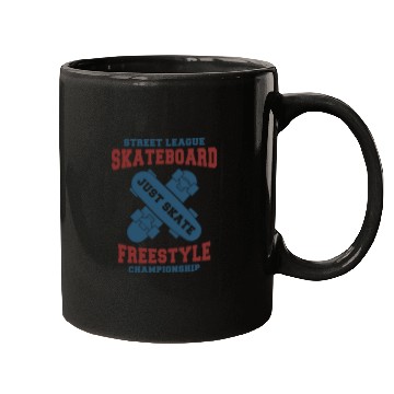 Discover Skateboard Freestyle Championship Design Mugs