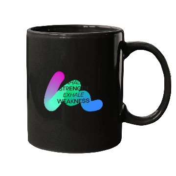 Discover Inspirational Breath Motivation Design Mugs