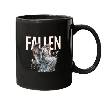 Discover Reflective Angel Sculpture Design Mugs