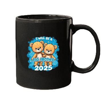 Discover I Will Be Big Brother 2025 Teddy Bear Mugs