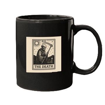 Discover Dark Tarot The Death Illustration Mugs