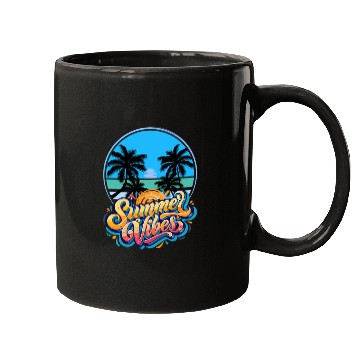 Discover Blue and Yellow Graffiti best summer Mugs