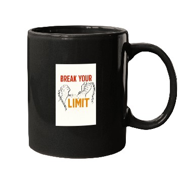 Discover Break Your Limit – Motivational Design Mugs