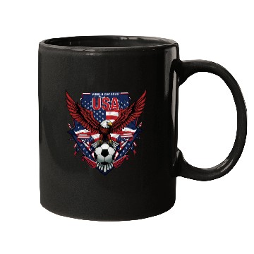 Discover USA Soccer World Cup 2026 Eagle Patriotic Apparel Mugs