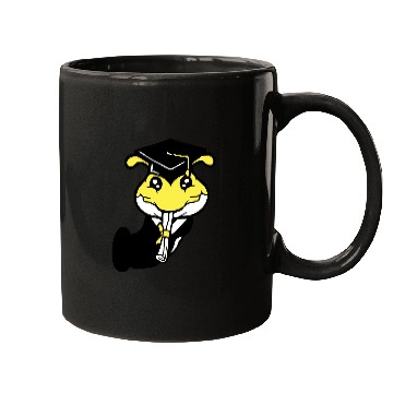 Discover Caterpillar hole school graduation passed College Mugs