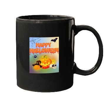 Discover Happy Halloween Pumpkin Lantern Mugs