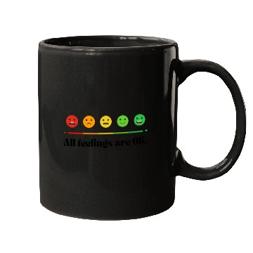 Discover All feelings are OK - Mental Health Awareness Mugs