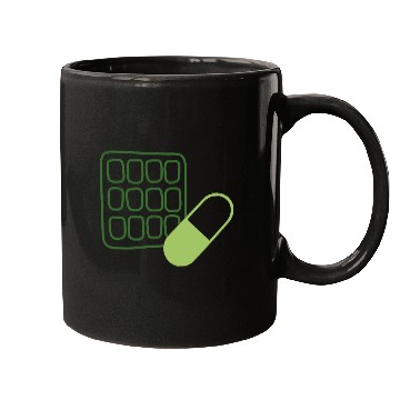 Discover Waffle Pill Logo GnG Mugs