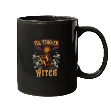 Discover Teacher Teaching Teachers School The Teacher Witch Mugs