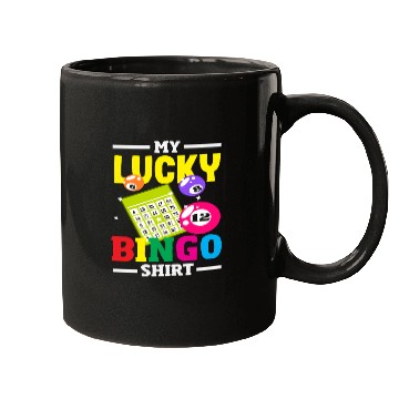 Discover Lucky Bingo Skein Print Design Mugs