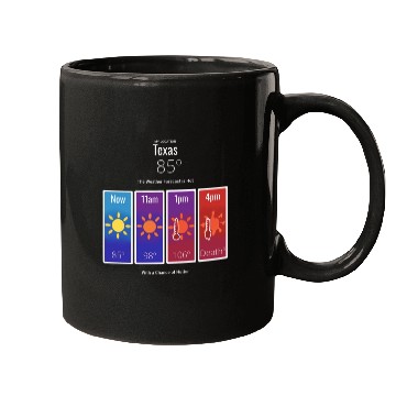 Discover Texas Weather Forecast Mugs