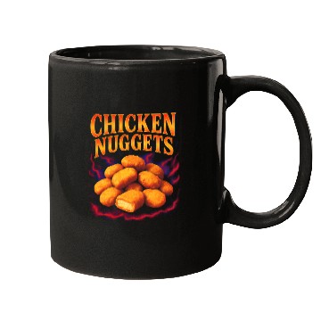 Discover Chicken Nuggets Favorite Food Weird 90s Nuggets Mugs