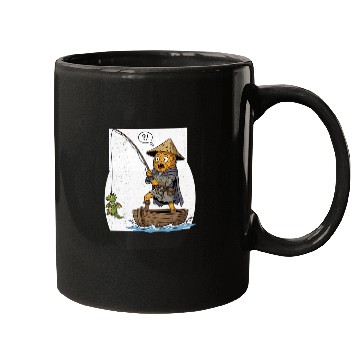 Discover Whimsical Pineapple Fisherman Mugs