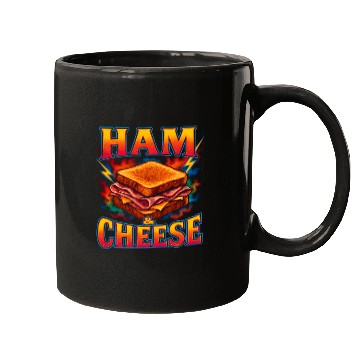 Discover Ham And Cheese Sandwich Favorite Food Weird 90s Mugs