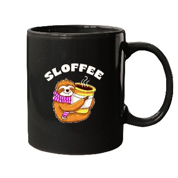 Discover Sloffee Sloth Coffee Lover Design  Mugs