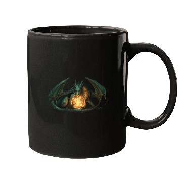 Discover Mystic Dragon with Inner Fire Message Mugs