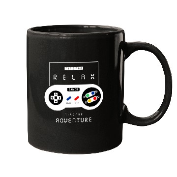 Discover Retro Gaming Controller Adventure Relax Mugs