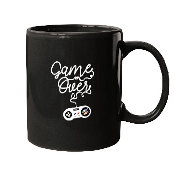 Discover Game Over Gaming Console Illustration Mugs