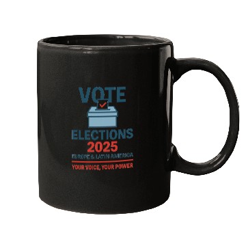 Discover Vote 2025 Election Campaign Design Mugs