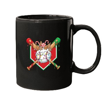 Discover Basebal Christmas Drip For Boys Melting Ice Cream Mugs