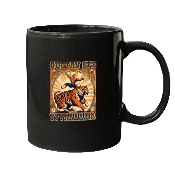 Discover Circus Performer Strong Man Lion Tamer Tiger Mugs