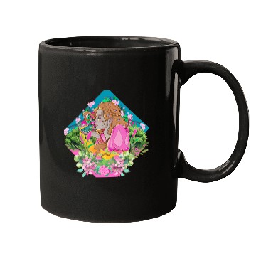 Discover Princess holding frog Mugs