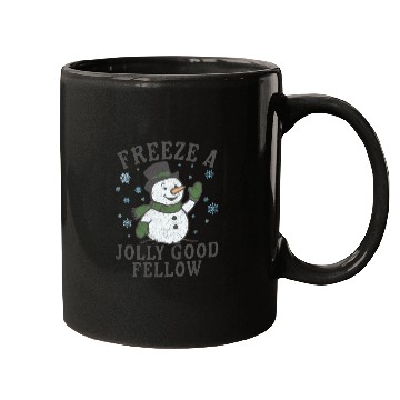 Discover Frosty Snowman Jolly Greeting Design Mugs