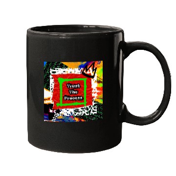 Discover Trust The Process Graffiti Style | Green Version Mugs