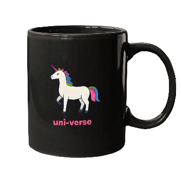 Discover Colorful Cartoon Unicorn Illustration Mugs