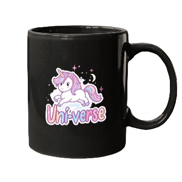 Discover Magical Unicorn in Pastel Universe Mugs