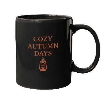 Discover Cozy Autumn Days Lantern Design Mugs