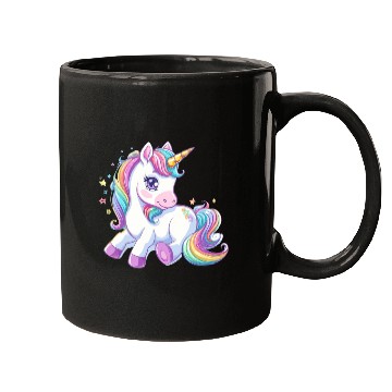 Discover Cute unicorn rainbow fantasy Mugs