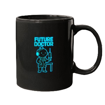 Discover Futuristic Pediatric Medical Illustration Mugs