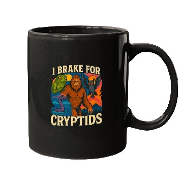 Discover Cryptid Mythical Creature Mugs Design