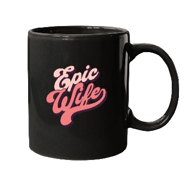 Discover Retro Ethereal Vibe Epic Wife Mugs