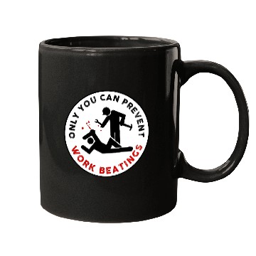 Discover Work Beating Safe Graphic Mugs