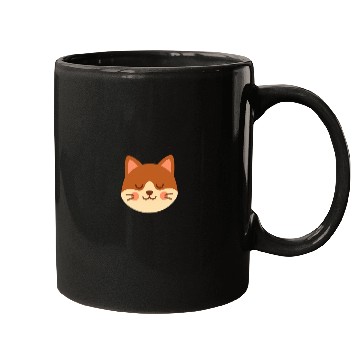 Discover Minimal Cat Face – Cute Kitty Mugs