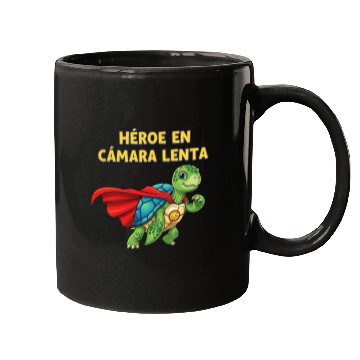 Discover Hero Turtle in Slow Motion Illustration Mugs