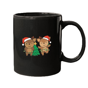 Discover Deer Christmas Winter Animals Deer Mugs