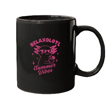 Discover Relaxolotl Summer Vibes Mugs
