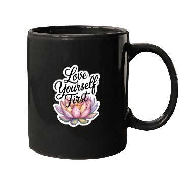 Discover Inspirational Lotus Floral Affirmation Mugs