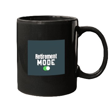 Discover Retirement Mode Toggle Design Mugs