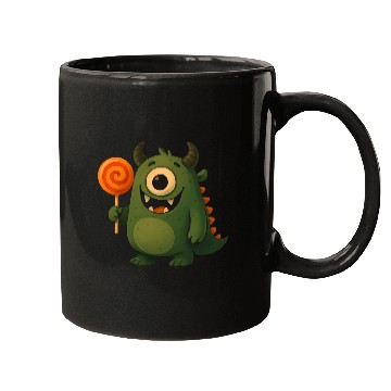 Discover Whimsical Monster with Lollipop Mugs