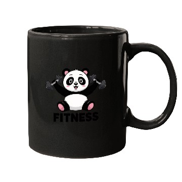 Discover Panda Fitness Workout Mugs