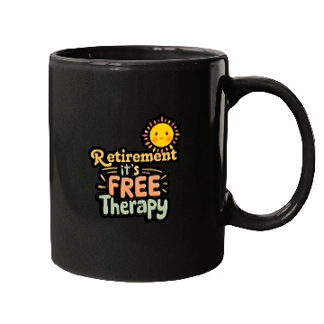 Discover Retirement Humor Sun Illustration Mugs