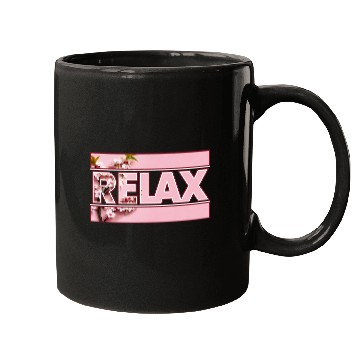 Discover Cherry Blossom Relax Logo Mugs
