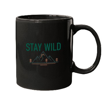Discover Mountain Wilderness Stay Wild Mugs