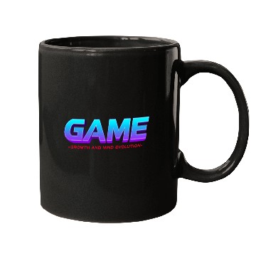 Discover Vibrant Retro Gaming Typography Design Mugs